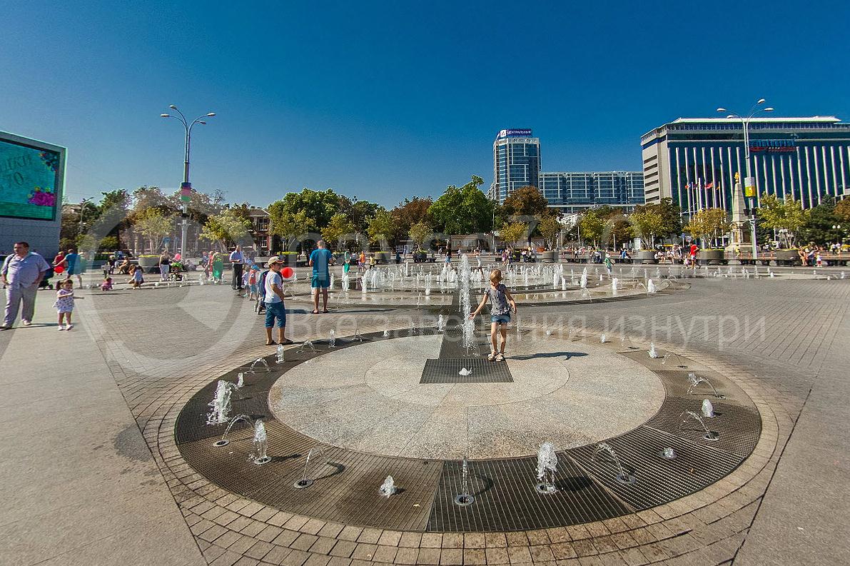 День города Краснодара 2015 г. поющий фонтан